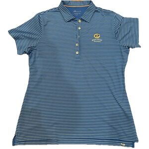Peter Millar Women's Golf Shirt Size Large Pacific Dunes
